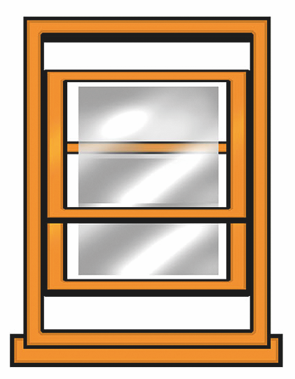 Double hung window